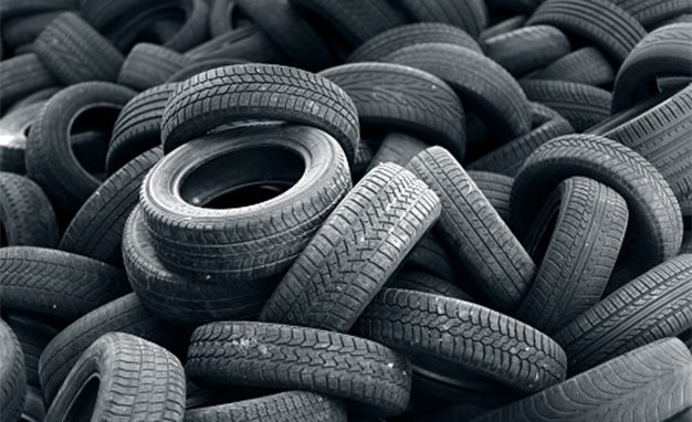 Automobile tires waste - types of recycling